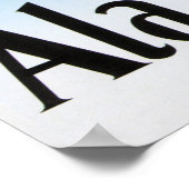 ALA LITTORIA航空ヴィンテージイタリア旅行ポスター ポスター (角)