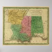 Ala, Miss, La, Ark ポスター (正面)