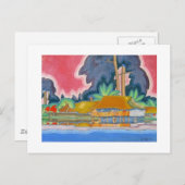 Ala Wai, Honolulu by Arman Manookian c.1920年代 ポストカード (正面/裏面)