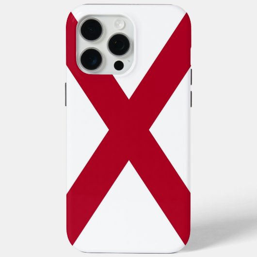 Alabamaの旗のApple iPhone 15 Pro Maxケース Case-Mate iPhoneケース (裏面)