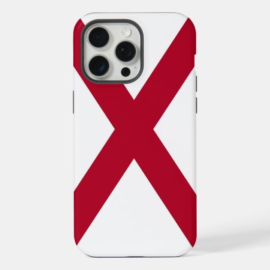 Alabamaの旗のApple iPhone 15 Pro Maxケース iPhoneケース (裏面)