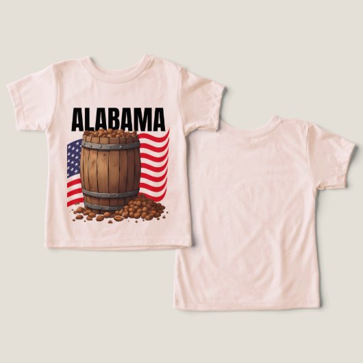Alabama Bella+Canvas Tri-Blend (デザイン正面&裏面)