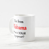 alabama coffee mug コーヒーマグカップ (正面左)