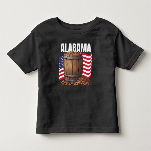 Alabama Fine Jersey Dark トドラーTシャツ (正面)