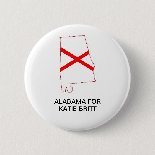 ALABAMA for KATIE BRITT 2022上院ボタン 缶バッジ (正面)