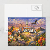 Alabama Greetings Postcard  ポストカード (正面/裏面)