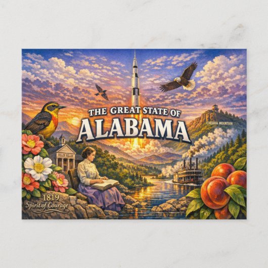 Alabama Greetings Postcard  ポストカード (正面)
