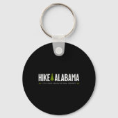 Alabama Hike Little River Canyon Tree Retro Graphi キーホルダー (正面)