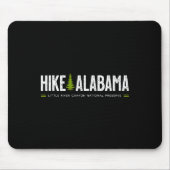 Alabama Hike Little River Canyon Tree Retro Graphi マウスパッド (正面)