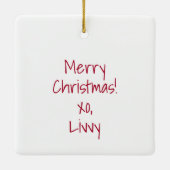 Alabama Ladies Tailgating Red Cowboy Boots Hats セラミックオーナメント (裏面)