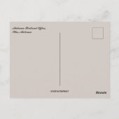 Alabama Railroad Office in Elba Alabama ポストカード (裏面)