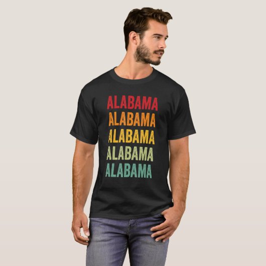 Alabama Rainbow Alabama State Tシャツ (正面フル)
