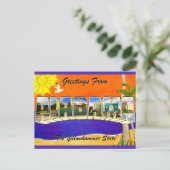 Alabama Retro Greeting ポストカード (スタンド正面)