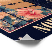 Alabama State Bird - Northern Flicker Vintage  ポスター (角)