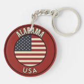 Alabama State Flag キーホルダー (裏面)