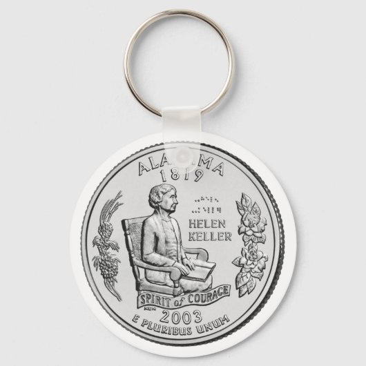 Alabama State Quarter キーホルダー (正面)