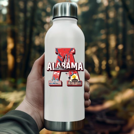 Alabama State Sticker | Landmarks & History Design シール