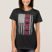 Alabama Throwback Patriotic Flag Design For Men Wo Tシャツ (正面)