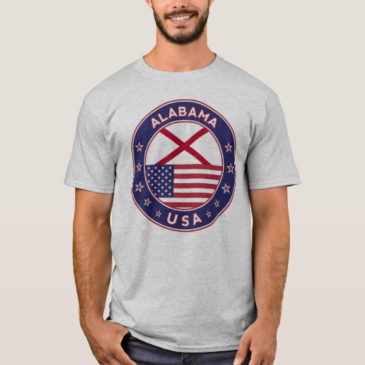 Alabama, USA States, Alabama t-shirt Tシャツ (正面)