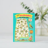 Alabama Vintage Postcard ポストカード (スタンド正面)