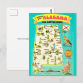 Alabama Vintage Postcard ポストカード (正面/裏面)