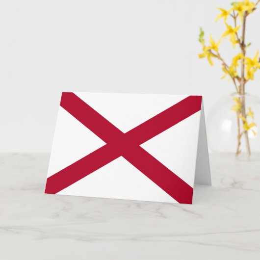 Alabamian Flag, Flag of Alabama カード (黄色い花)