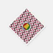 Alabamian Flag & Seal, Flag of Alabama スタンダードカクテルナプキン (角)