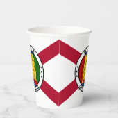 Alabamian Flag & Seal, Flag of Alabama 紙コップ (右)