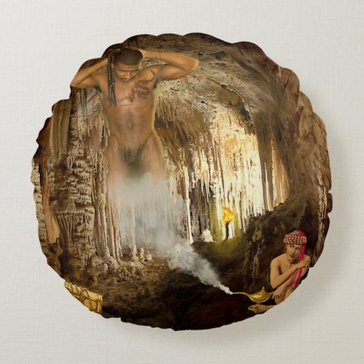  Aladdin's Lover ラウンドクッション (正面)