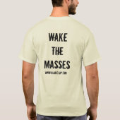 Alais Clay - "ピラミッドを反転" オーガニック Tシャツ (裏面)