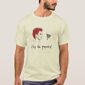 Alais Clay - "ピラミッドを反転" オーガニック Tシャツ (正面)