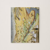 Alamのギリシャ人とトルコ人間の最初戦い、 ジグソーパズル (縦)