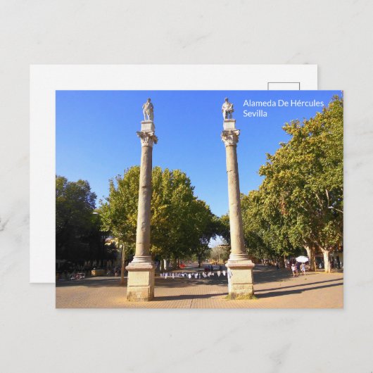 Alameda De Hércules - Sevilla ポストカード (正面/裏面)