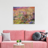 Alamo -秋の後 – 矩形キャンバスアート キャンバスプリント (インサイチュ (リビング))