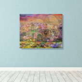 Alamo -秋の後 – 矩形キャンバスアート キャンバスプリント (インサイチュ (ウッドフロア))