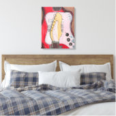 Alamo Guitar 1 キャンバスプリント (インサイチュ (寝室))