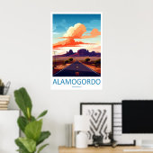Alamogordo New Mexico Travel Poster National Ski ポスター (ホームオフィス)