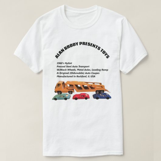 ALANブロディプレゼント Tシャツ (デザイン正面)