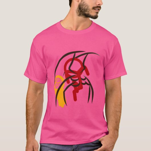 Alan Animation Becker アタック レトロ Tシャツ (正面)