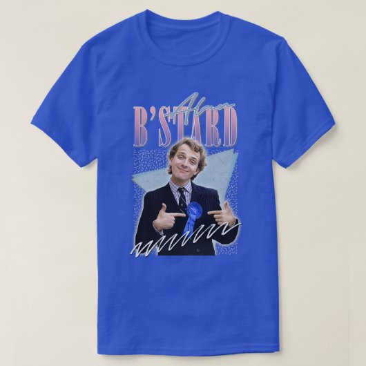 Alan BStard 80sエステティックデザイン Tシャツ (デザイン正面)