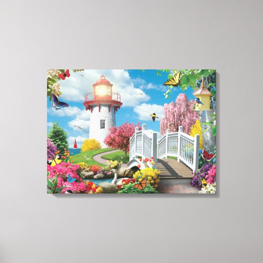 Alan Giana "春ライト"キャンバス印刷 キャンバスプリント (正面)