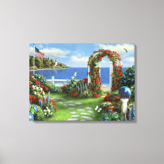 Alan Giana「自由静かの翼」キャンバス印刷 キャンバスプリント (正面)