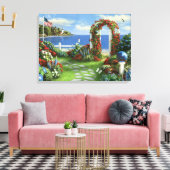 Alan Giana「自由静かの翼」キャンバス印刷 キャンバスプリント (インサイチュ (リビング))