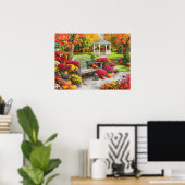 Alan Giana "Autumn Oasis 2"ポスター ポスター (ホームオフィス)