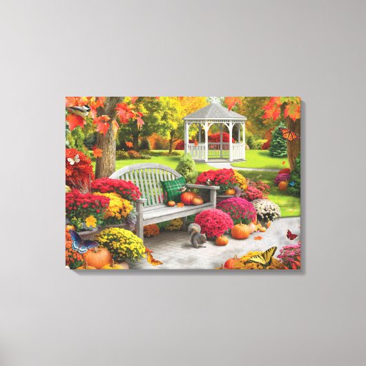 Alan Giana "Autumn Oasis 2" Canvas Print キャンバスプリント (正面)