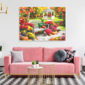 Alan Giana "Autumn Oasis 2" Canvas Print キャンバスプリント (インサイチュ (リビング))