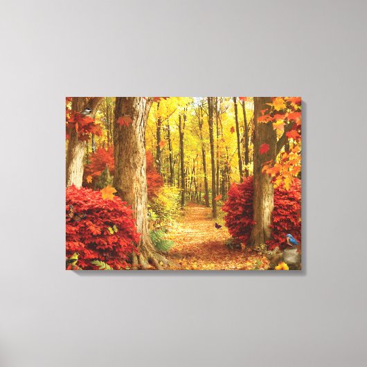 Alan Giana "Autumn Woods" Canvas Print キャンバスプリント (正面)