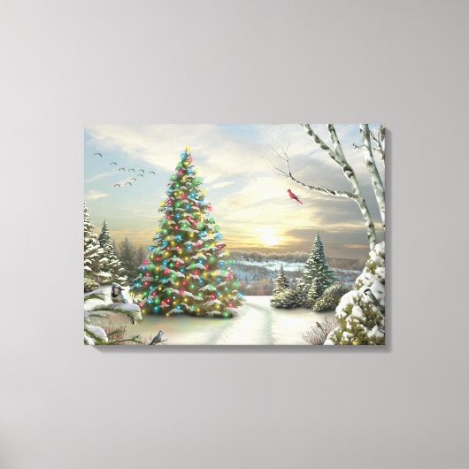 Alan Giana "Christmas Morning" Canvas Print キャンバスプリント (正面)