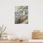 Alan Giana "Christmas Shore" Poster ポスター (キッチン)