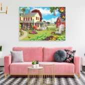 Alan Giana "Country Home" Canvas Print キャンバスプリント (インサイチュ (リビング))